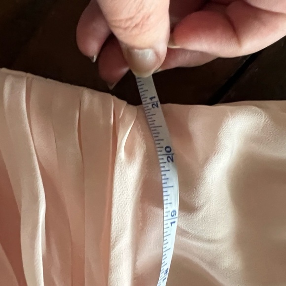 EUC David's Bridal dress size 20 light pink bridesmaid - Picture 8 of 15